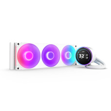 NZXT Kraken Elite 360 RGB AIO 2024 CPU Liquid Cooler - White | RL-KR36E-W2